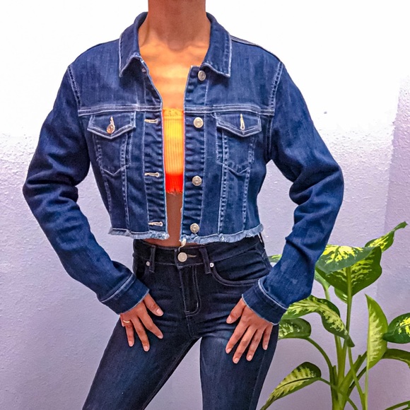 Cropped Denim Jacket - Picture 6 of 6